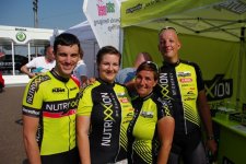 Die vier Winkers in Dresden ganz im Dienst von Nutrixxion