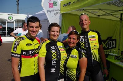 Die vier Winkers in Dresden ganz im Dienst von Nutrixxion